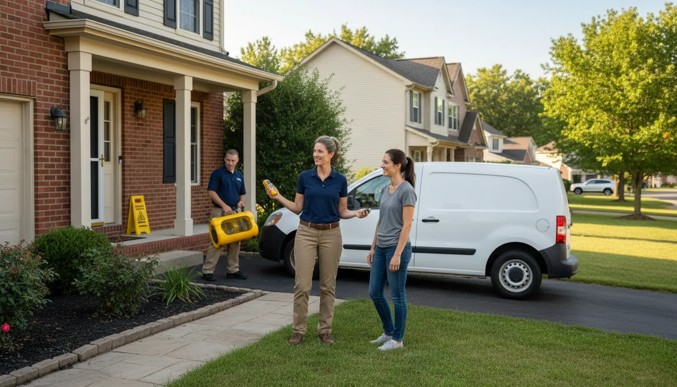 Water restoration image for Dehumidification And Cleanup Services in Nelliston, NY